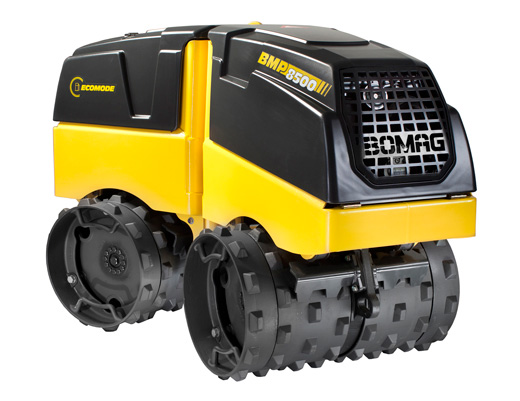 Bomag 3000 lbs remote control roller